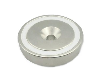 Magnet oala neodim 48mm cu orificiu foto