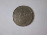Romania/RPR 50 Bani 1955, Circulata, Iasi, Printata