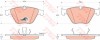 Set placute frana,frana disc BMW Seria 7 (E65, E66, E67) (2001 - 2009) TRW GDB1498