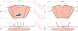 Set placute frana,frana disc BMW Seria 3 Cabriolet (E93) (2006 - 2013) TRW GDB1498
