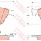 Set placute frana,frana disc BMW Seria 7 (E65, E66, E67) (2001 - 2009) TRW GDB1498