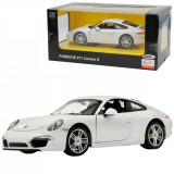 MASINUTA METALICA PORSCHE 911 ALB SCARA 1 LA 24, Rastar Metal 1:24