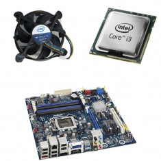 Kit placa de baza second hand Intel DH67BL, Intel i3-2100, Cooler foto