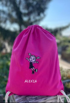 Saculet gradinita personalizat Vampirina foto