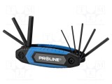 Cheie set imbus PROLINE 8 piese 1.5-8 mm oțel crom-vanadium
