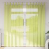 VidaXL Perdele din voile cu tablă 2 buc Verde măr 4102254