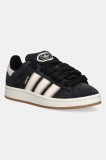 adidas Originals sneakers din piele &icirc;ntoarsă Campus0S W culoarea negru, JQ5806
