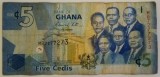 Bancnota Ghana - 5 Cedis 06-03-2010