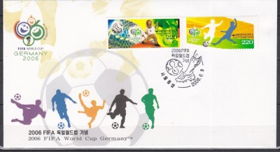 Coreea de Sud 2006 - Cupa Mondială de Fotbal - Germania, FDC foto