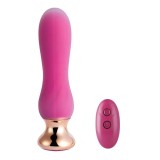 Honey Play Box, Pink Holic, Pluguri anale vibrante, 10 Vibrating Modes, Remote Control, Curbat, Re&icirc;ncărcabil, ABS+Medical Silico