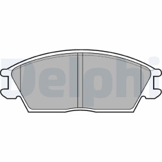 DELPHI LP704 set placute frana,frana disc