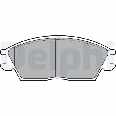 DELPHI LP704 set placute frana,frana disc foto