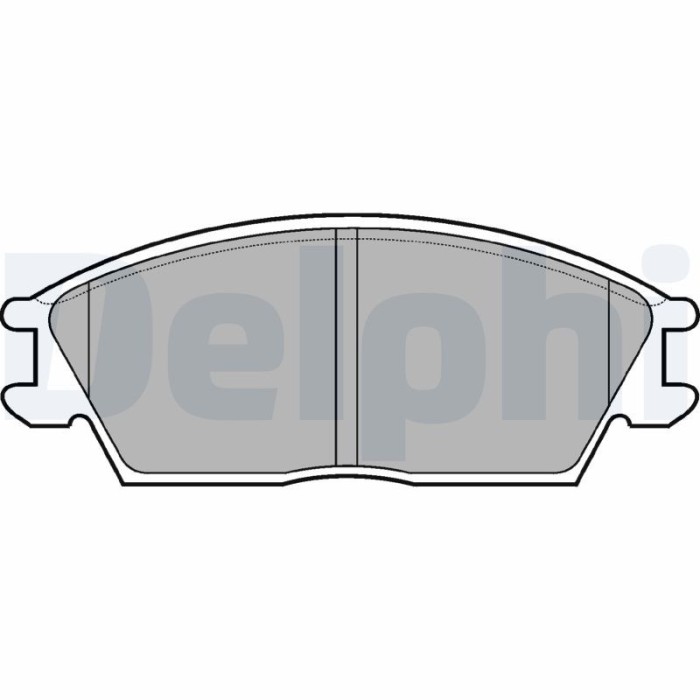 DELPHI LP704 set placute frana,frana disc