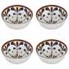 Set boluri, 4 piese, 250 ml, Portelan, Alb