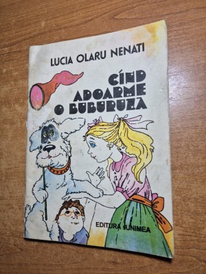 carte pentru copii - cand adoarme o buburuza - din anul 1985 foto