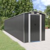 Sopron gradina Gossi antracit 192x1021x223cm otel galvanizat. Magazie scule, unelte, depozitare exterior