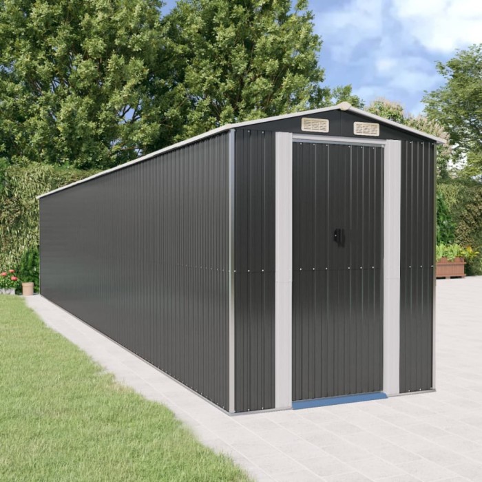 Gossi sopron de gradina, antracit, 192x1021x223 cm, otel galvanizat