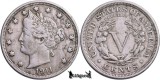 1911, 5 Cents - Liberty Nickel - Statele Unite ale Americii, America de Nord