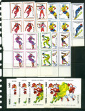 Madagascar 1991 Winter Olympics, Albertville, set+imperf.sheet x 4, MNH R.038, Nestampilat