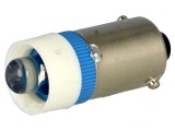 Lampă LED albastră 24V BA9S