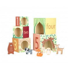 Cuburi de stivuit Orange Tree Toys