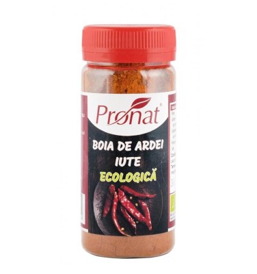 Boia de Ardei Iute Bio Pronat 50gr foto