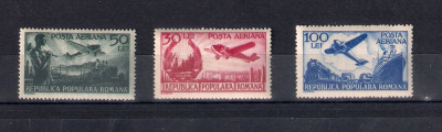 ROMANIA 1948 - POSTA AERIANA, MNH - LP 244 foto