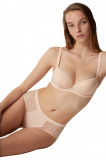 Sutien balconette Mandala Rose 80 D, Maison Lejaby