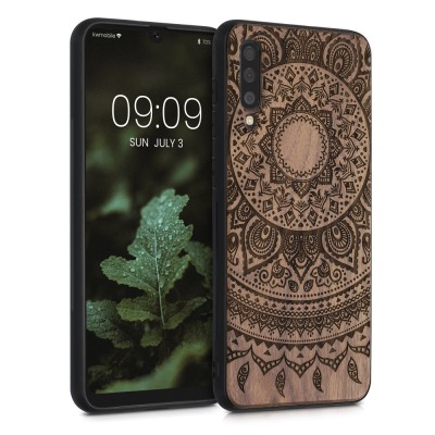 Husa pentru Samsung Galaxy A50, Lemn, Maro, 48177.05 foto