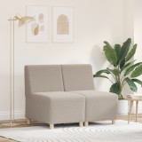 vidaXL Fotoliu 2 pcs Gri deschis 55 x 74 x 82 cm Țesătură de catifea