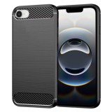 Husa pentru iPhone 16e - Techsuit Carbon Silicone - Black