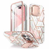 Husa Supcase Cosmo Mag MagSafe pentru Apple iPhone 15 Pro Max Marble, Carcasa