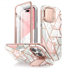 Husa Supcase Cosmo Mag MagSafe pentru Apple iPhone 15 Pro Marble