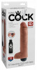 King Cock - Dildo natural realist cu ejaculare 25 CM Culoare piele deschisă