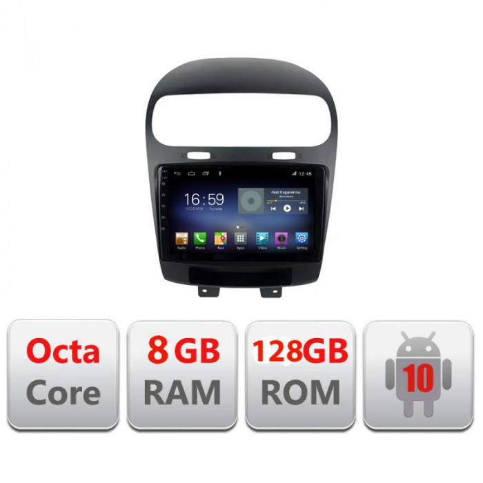 Navigatie dedicata Fiat Freemont Dodge Journey 2012-2019 Android radio gps internet Lenovo Octa Core 4+64 LTE Kit-freemont+EDT- CarStore Technology