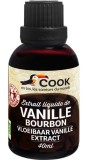 Extract de vanilie Bourbon bio 40ml, marca Cook, esenta naturala pentru deserturi si patiserie