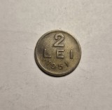 2 lei 1951 Alama Cupru Piesa Frumoasa cu Patina