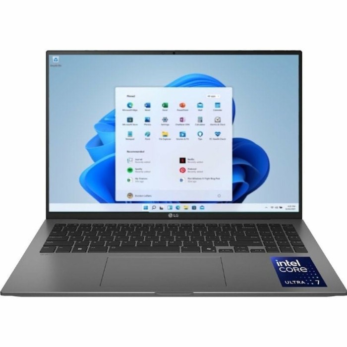 Laptop LG 16Z90TL-G.AU88B 16&quot; intel core ultra 7 32 GB RAM 1 TB SSD Qwerty Spaniolă