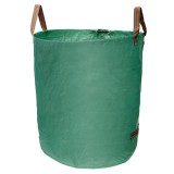 Sac de gradina pentru transport iarba si frunze 270 L, PP, 3 manere