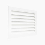 Grila de Ventilatie pentru Exterior Antiploaie WPL-S - Aluminiu cu Plasa de Otel