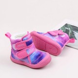 Cizme roz in degrade imblanite - MyBaby (Marime Disponibila: Marimea 22)