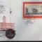 GERMANIA DEMOCRATA - FDC SI MONEDA UNC 5 MARK 1987, ROTES RATHAUS BERLIN