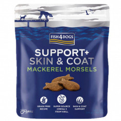 FISH4DOGS Support+ Skin &amp; Coat Mackerel Morsels 225g