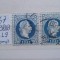 1867- Austria-Mi=38IIB-2 val.-stamp.-Mi=118$