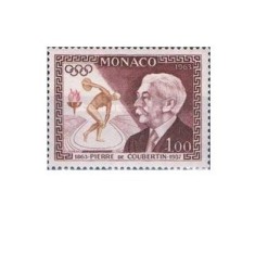 Monaco 1963 - 100 de ani de la nașterea lui Pierre de Coubertin, neuzata