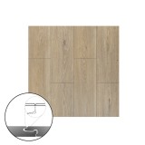 Pardoseala SPC Leziter Kent Oak, 1220x180x5 mm, Maro, Parchet Vinil Laminat, Rezistent Apa, Uzura AC4