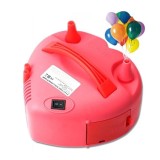 Pompa electrica pentru umflat baloane, 600 w, in forma de inima, doua capete de umflat, din plastic, rosu, Flippy