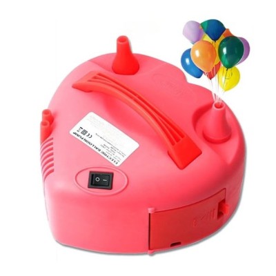 Cyrax Pompa Electrica Pentru Umflat Baloane, 600 W, in Forma de Inima, Doua Capete de Umflat, din Plastic, Rosu foto