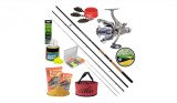 Set Method Feeder Carp Expert Advancer 3.9m 30-100g + Mulineta Runner 6000, Accesorii, Nada, Galeata
