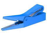 Bornă crocodil albastră ST&Auml;UBLI 10A, prindere max. 9,5mm